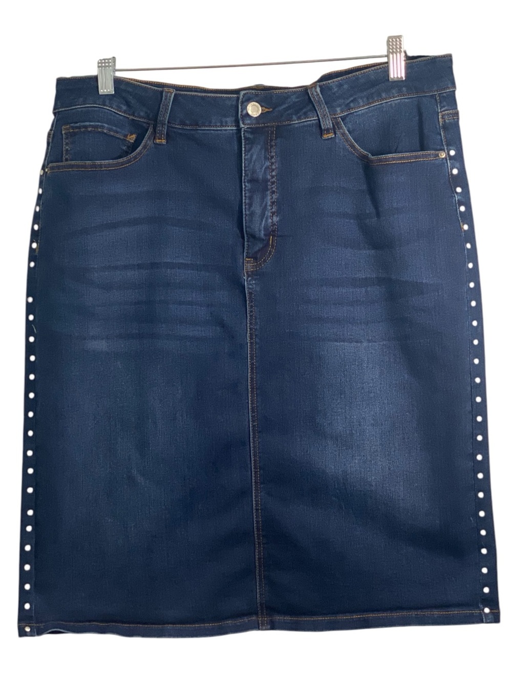 Style Me Denim Pencil Skirt